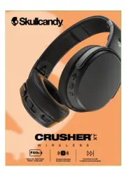 Skullcandy Crusher Xt Wireless Foldable Over Ear Headphones Rapid Charge NIB