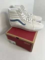Vans SK8 HI Unisex Canvas High Top Size US 9.5 Men’s 11 Woman’s Navy/white