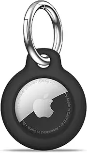 Airtag Holder Air Tag Case with Keychain, Anti-Scratch Airtags Key Chain for Apple Air Tags, Airtag Accessories for Item Finder Tracker