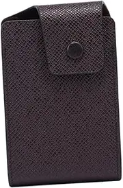 [SAFIGLE] Buckle Storage Bag for Certificates and Cards Multifunctional PU Wallet for Men Stylish Design Coffee Color for Business Use and Daily Organization