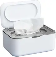 Doiyislem Wet Wipes Dispenser - Tissue Box Tissue Dispenser, Wet Wipes Box with Lid for Adults, Dispenser Holder, Waterproof and Sealed Storage Box, 19 x 13.5 x 7.5 cm