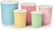 Tupperware Heritage Collection 10 Piece Nested Canister Set in Vintage...