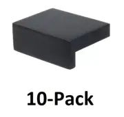 *10-PACK* GlideRite 1.5 in. Oil-Rubbed Bronze Modern Rectangular Finger Pulls