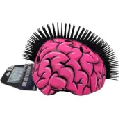 Krash! Brainiak Pink & Black Bike Spike Youth Helmet, 8 Yrs and older 54-58 cm