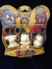 New 2003 Kids Crayola Zoogles Clump 3 Watercolor Paint Craft Kit