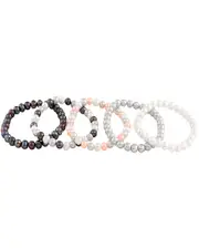 Splendid Pearls 9-10mm Pearl Bracelet Set