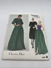 Vogue Paris Original Christian Dior Sewing Pattern Dress 2834 Dress Uncut 16