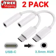 ❥ USB-C Type C Adapter Port to 3.5mm Aux Jack Ear/Headphone for Samsung S ：