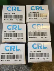 CRL 1-1/8" x 21" 60X Grit Glass Grinding Belt for Portable Sanders -(Six boxes)