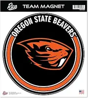 Rico Industries NCAA Oregon State Beavers Standard 8" Round Magnet