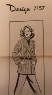 7157 Vintage Knitted Jacket Pattern to KNIT (ORIGINAL)
