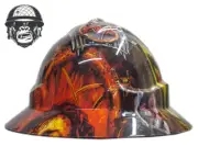 Custom Hydrographic Safety Hard Hat SLAYER PRO CHOICE WIDE BRIM