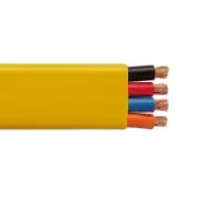 2/4 Flat Festoon Cable Yellow PVC Jacket UL CSA 600V