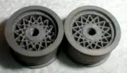 Chaparral Slot Car Regular Front Wheels Tapered COX # 14012 used 1/24 Vintage