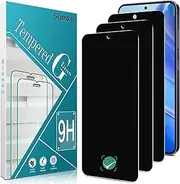 [Slanku] 3 Pack Privacy Screen Protector For Galaxy S25 Edge 5G Tempered Glass, Anti-Spy, 9H Hardness, Case Friendly, NO Bubbles, Anti Scratch