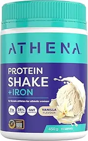 Athena Vanilla Flavour Protein Shake + Iron Powder 450 g