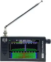 DSP SDR Radio Receiver Shortwave Radio Receiver 4.3 Inch Touch Screen Portable Shortwave Radio Rechargeable Stereo MP3 Player with Headphone Antenna Jack for FM MW SSB CW HAM