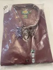 Cabela’s 5XL popcorn Woven Woodland Red shirt