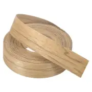 Black Limba Edge Banding, 1 in x 25 ft Wood Veneer Tape, Pre-glued Flexible