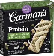 Carman'S Gourmet Protein Bar Coconut, Yoghurt & Roasted Nut, 5-Pack (200G)