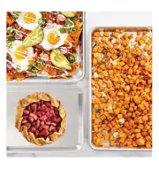 Nordic Ware Natural Aluminum 3-Piece Cookie Sheet Baking Set