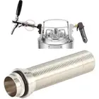G5/8 Beer Equipment 98.5mm Lengthened Takeover Beer Faucet Short Takeover Adjust