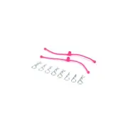 Dubro Body Klip Retainers 2Pcs Pink