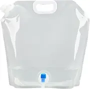 Water Storage Bag - Portable Pouch, Flexible Carrier | Foldable Drinking Jug for Outdoor Adventure, Trekking Hiking Kayaking Survival Gear Camping Backpacking Travel Mountaineering Sports Container