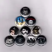 MOTORHEAD 1" PINS / BUTTONS (lemmy ace of spades shirt patch poster print logo)