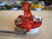 JC Table Counter Bar Top Bag Purse Hook Hanger "Cherry Walk", COA