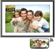 32GB Digital Picture Frame 10.1 Inch, Wifi Digital Photo Frame
