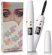 EYECURL Heated EyeLash Curler, Heated lash Curler, Intelligent Power Off Rechargeable Electric Eyelash Curler heated Quickly By steel wire for Makeup (White, X8-132MM)