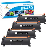 4 PCS TN450 Toner Cartridge High Yield for Brother MFC-7860DW 7360N HL-2270DW