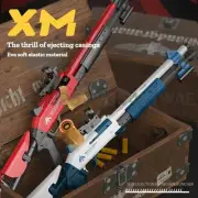 XM1014 Soft Shell Ejection Launcher Toy Rifle Gun Foam Dart Dual Nozzle Shotgun