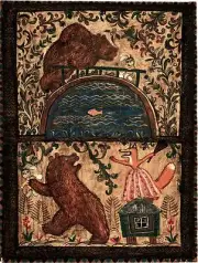 The Fox & the Hare Y.Norstein's/Norshteyn animation Signed Giclée (Bear)