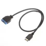 New Type-E USB3.1 Male to USB 3.0 20 Pin Female Extension Cable Adapter for ASUS