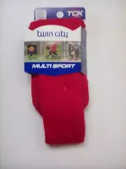New Socks MSY - SM TCK Twin City Multi Sport Red Small Tube Sock USA 1b