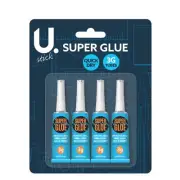 U.® Super Glue 3g 4pk.
