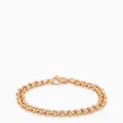 [Emanuele Bicocchi] Essential Knots bracelet in 925 gold-plated silver M Metal