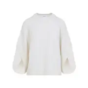 [Max Mara] Max Mara-Pullover Bianco-Donna M STAND