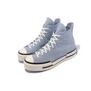 【CONVERSE】CHUCK 70 PLUS HI 高筒 休閒鞋 增高鞋 男鞋 女鞋 灰藍色 A05270C(經典帆布鞋)