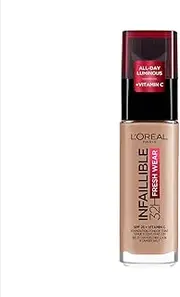 L'Oreal Paris Infallible 32HR Freshwear Foundation with SPF25 and Vitamin C - 225 Beige Sand
