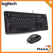 NEW Logitech MK120 USB Keyboard & Mouse Combo HD Optical Spill-resistant Thin