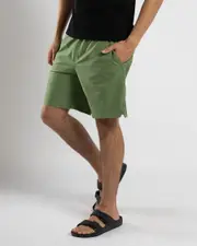 [Volcom] Volcom Men's Saturdazze Elastic Waist Shorts in Dusty Green Size Medium M Dusty Green
