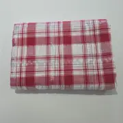 Brand New Retro Vintage Check Seersucker Square Tablecloth 180x180cm Christmas