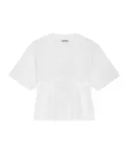 Ganni Sculpted Open-Back Top XXS,XL,XS,L,M white