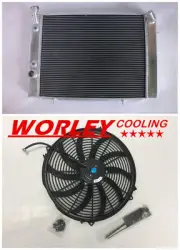 QLD-3 ROW ALUMINUM RADIATOR + Fan for HOLDEN COMMODORE VB VC VH VK V8 1979-1985