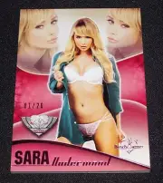 2016 Benchwarmer SARA UNDERWOOD Eclectic #SU12 NIGHTSHIRT Pink Foil/20 PLAYBOY
