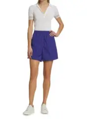 RAG & BONE Womens Penn Pull-On Shorts Blue/white Lightweight Size Small NWT
