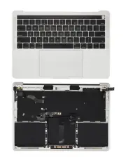 Top Case Assembly Battery Keyboard Compatible MacBook Pro 13" US English Silver